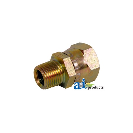 A & I Products Straight Female NPT Swivel X Male NPT Adapter 3.75" x4" x2" A-43D45